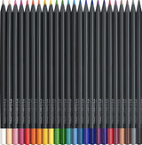 Faber Castell FC-116424 colored pencils Black Edition in penny 24 pieces