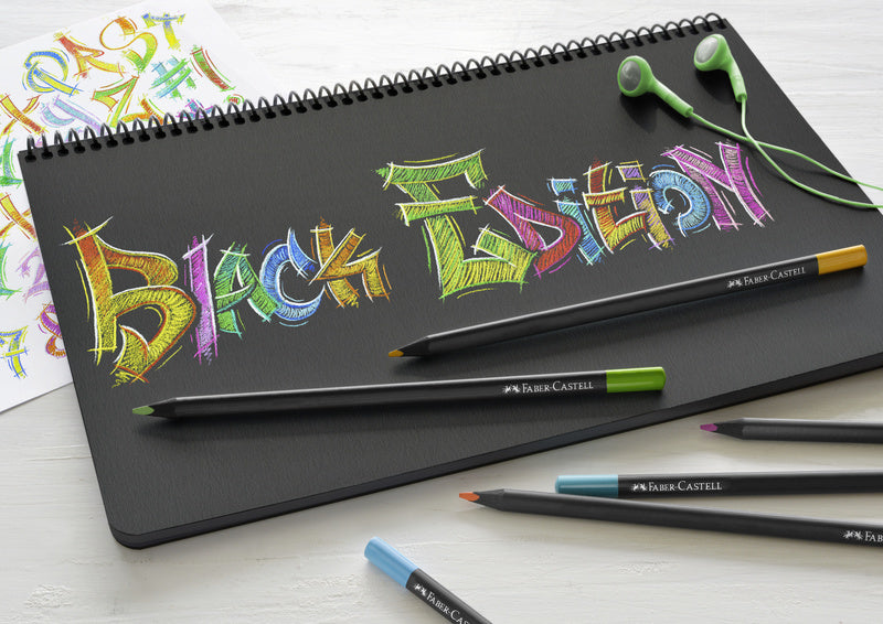 Faber Castell FC-116424 colored pencils Black Edition in penny 24 pieces