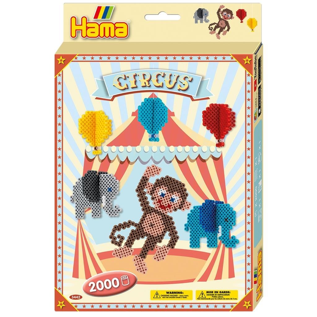 Hama Iron Beads Circus 2000 stykker flerfarvet