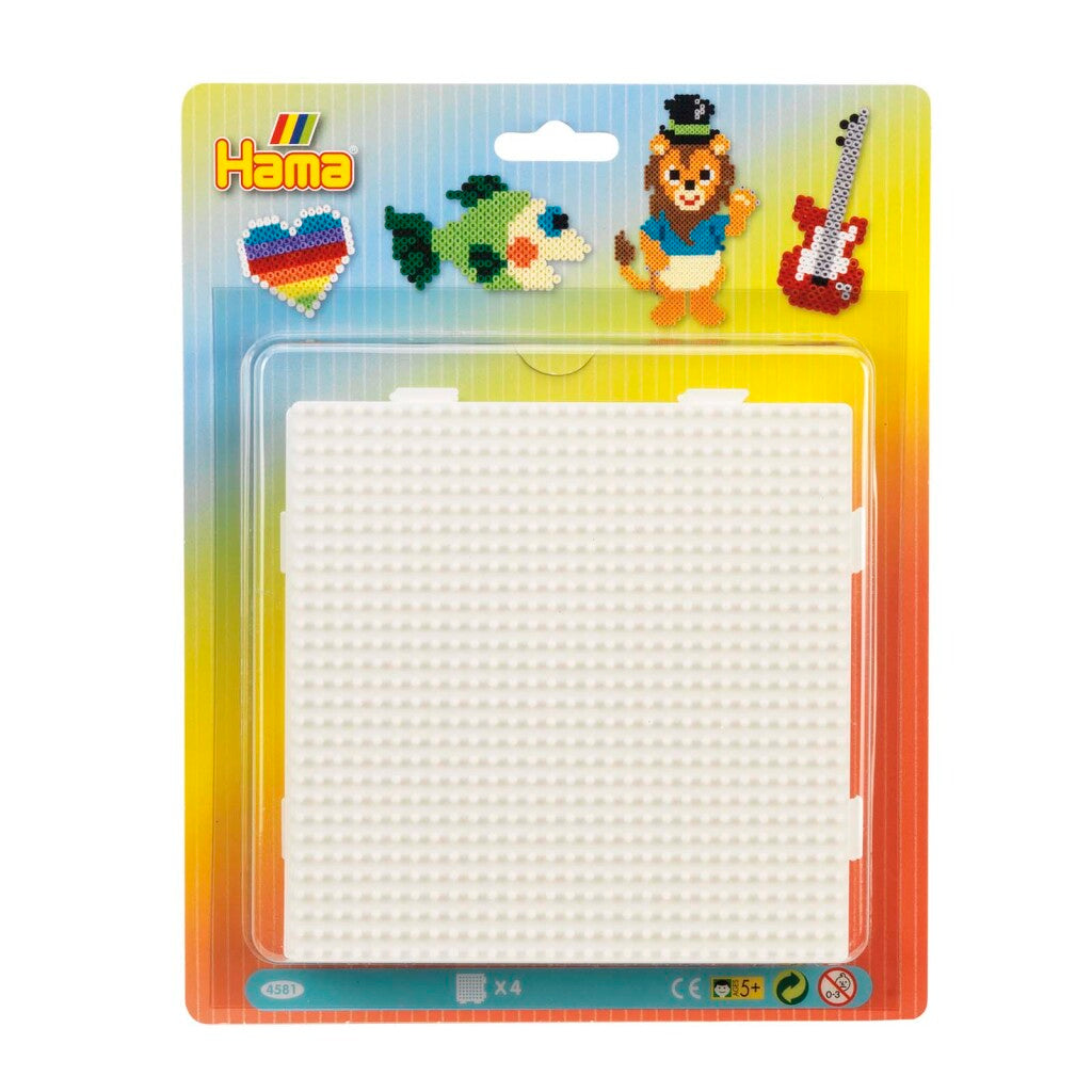 Hama iron bead plates - squares, 4th.