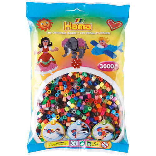 Hama string bead mix - Total (201-68), 3000th.