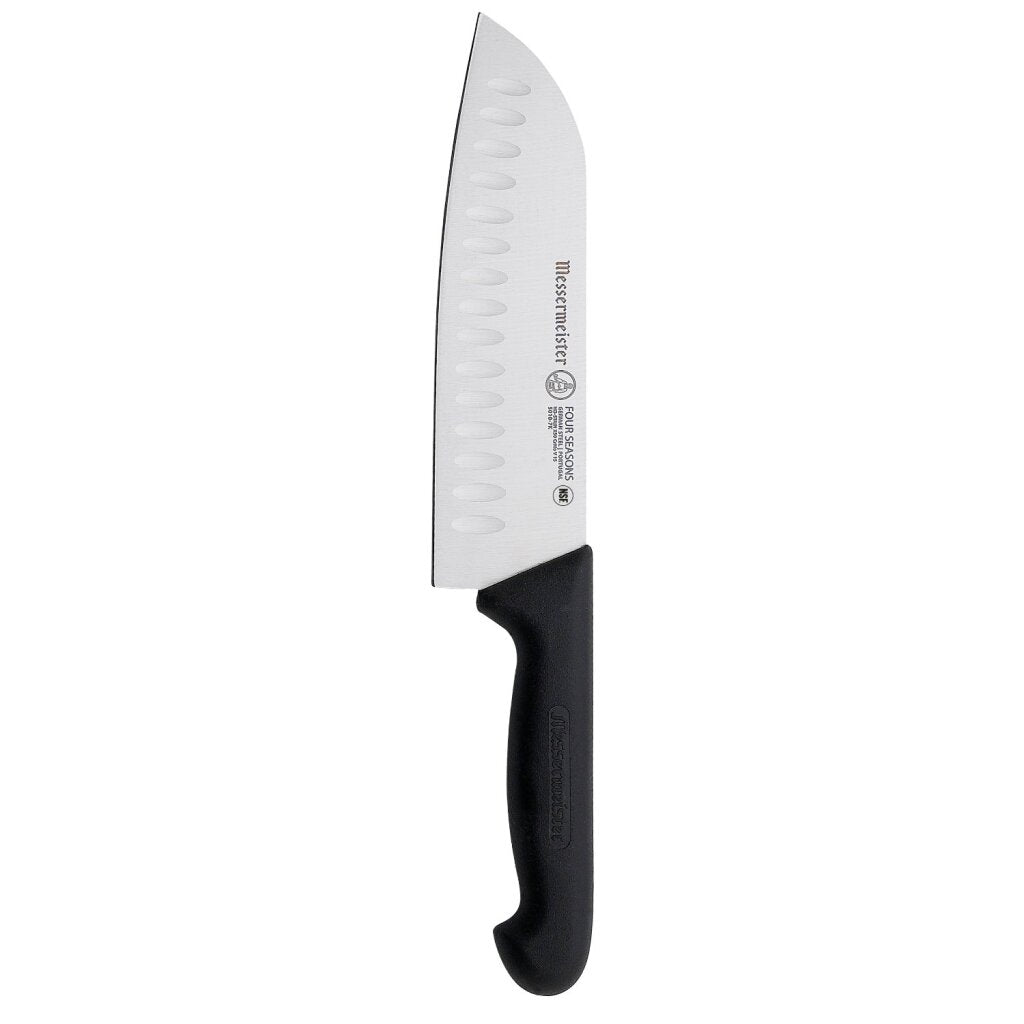 Messermeister Four Seasons Santokumes 18 cm nerezová ocel černá