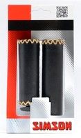 Simson Leather Handles - Black, Authentic Look, Optimal Comfort, Suitable for GRIP SHIFT GAINTING