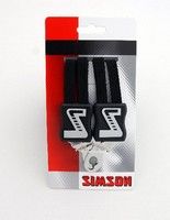 Snelbinder Trio Simson ekstra kort med 3 bindemidler - sort