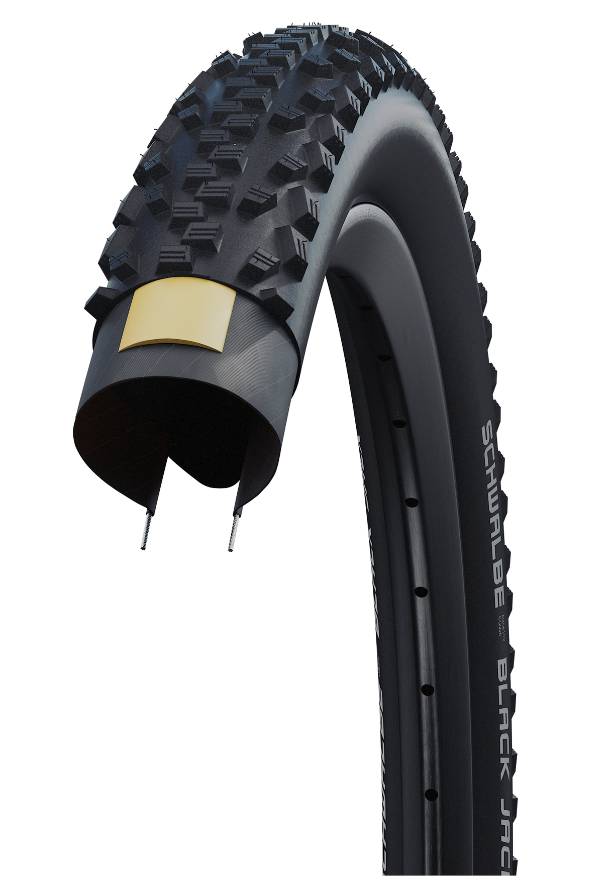 Schwalbe tire black jacket 24 x 2.10 (54-507)