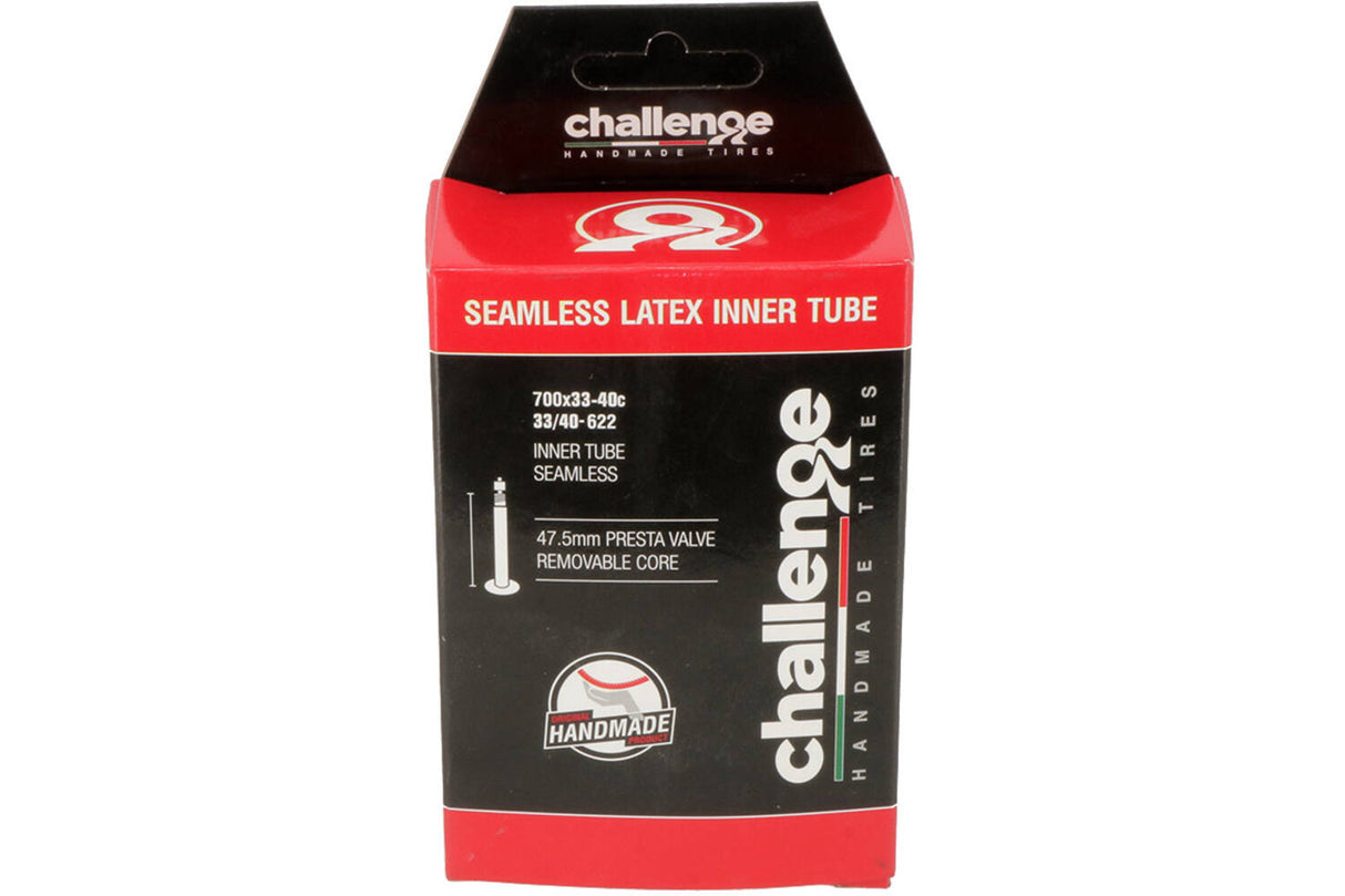 Challenge Latex SL Cross Gravel Inner tube 700x33 40 Presta Valiel 47.5mm