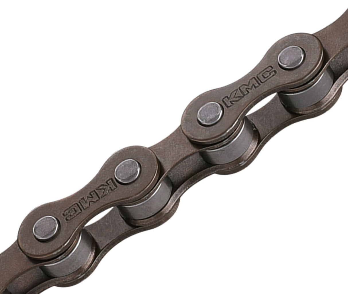 Km C S1 bicycle chain 1 2x1 8 112 Schakels Brown