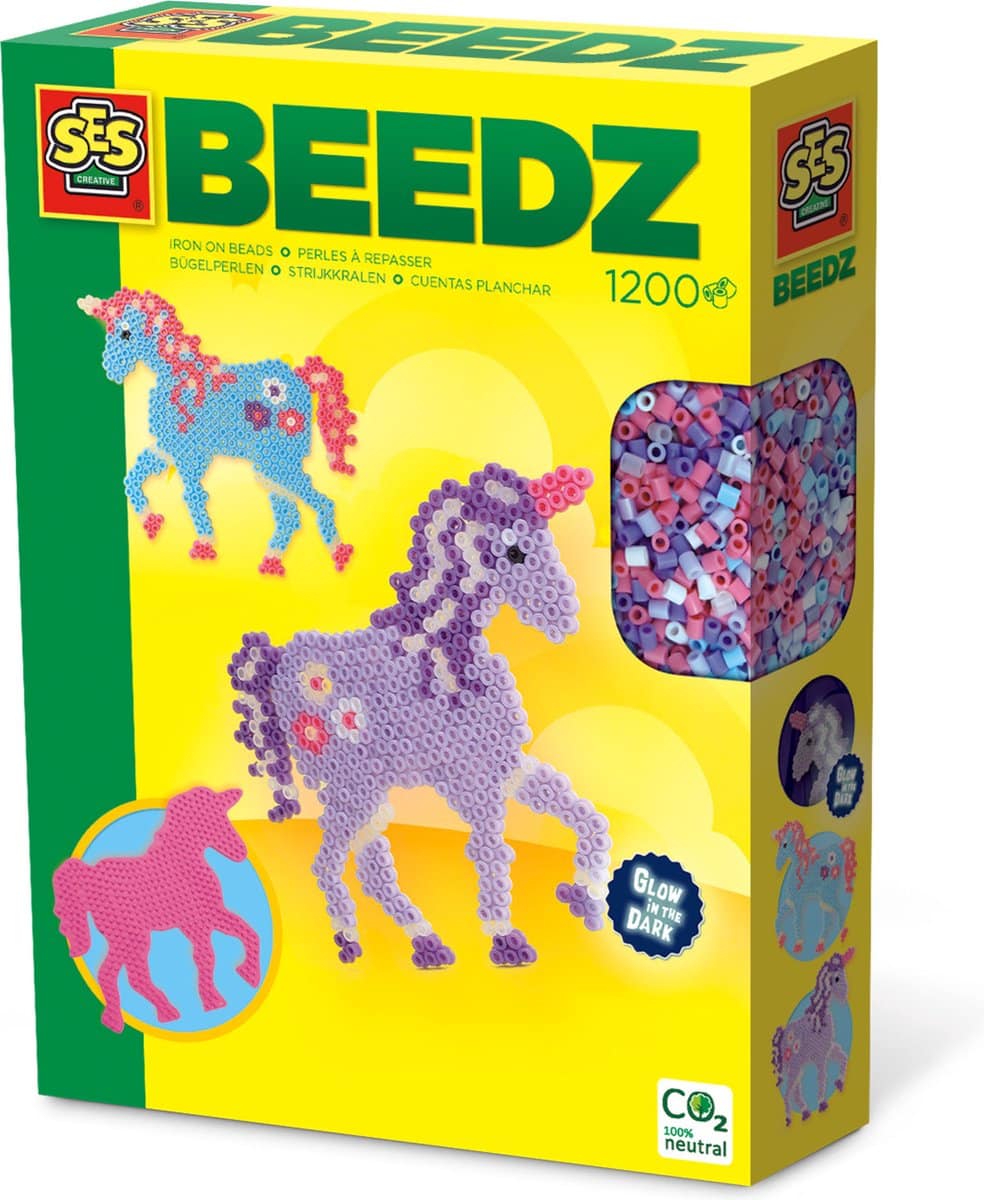 Ses irting kroglice konji svetijo v temnih 1200 kroglic