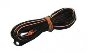 Lighting cord 2-core 210 cm black