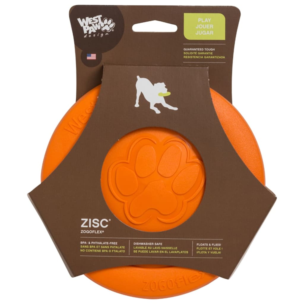 Zogoflex Zogoflex Hondfrisbee Zisc Orange size L 1937