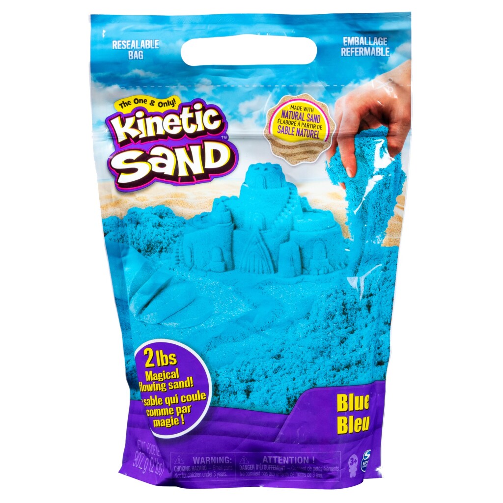 Kinetický písek barva písku modrá 907g
