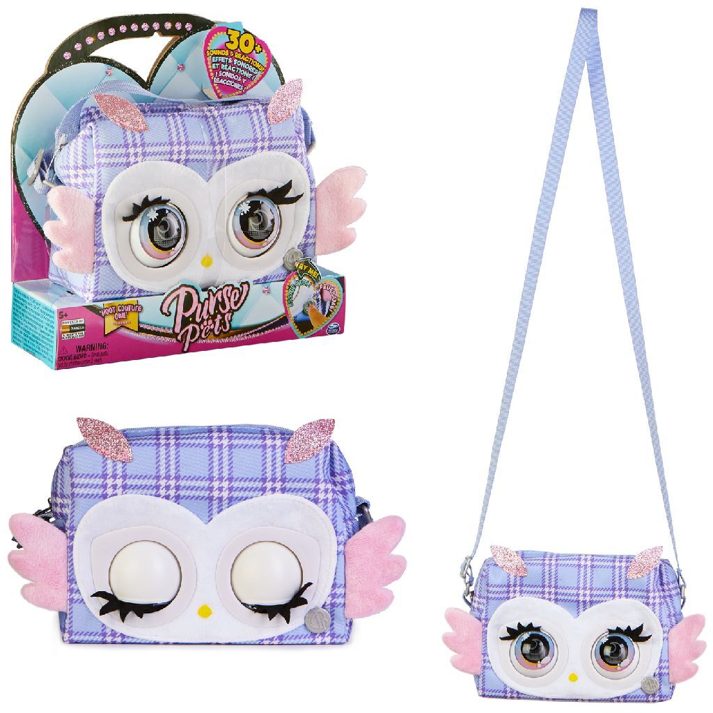 Purse pets hoot couture owl + sound