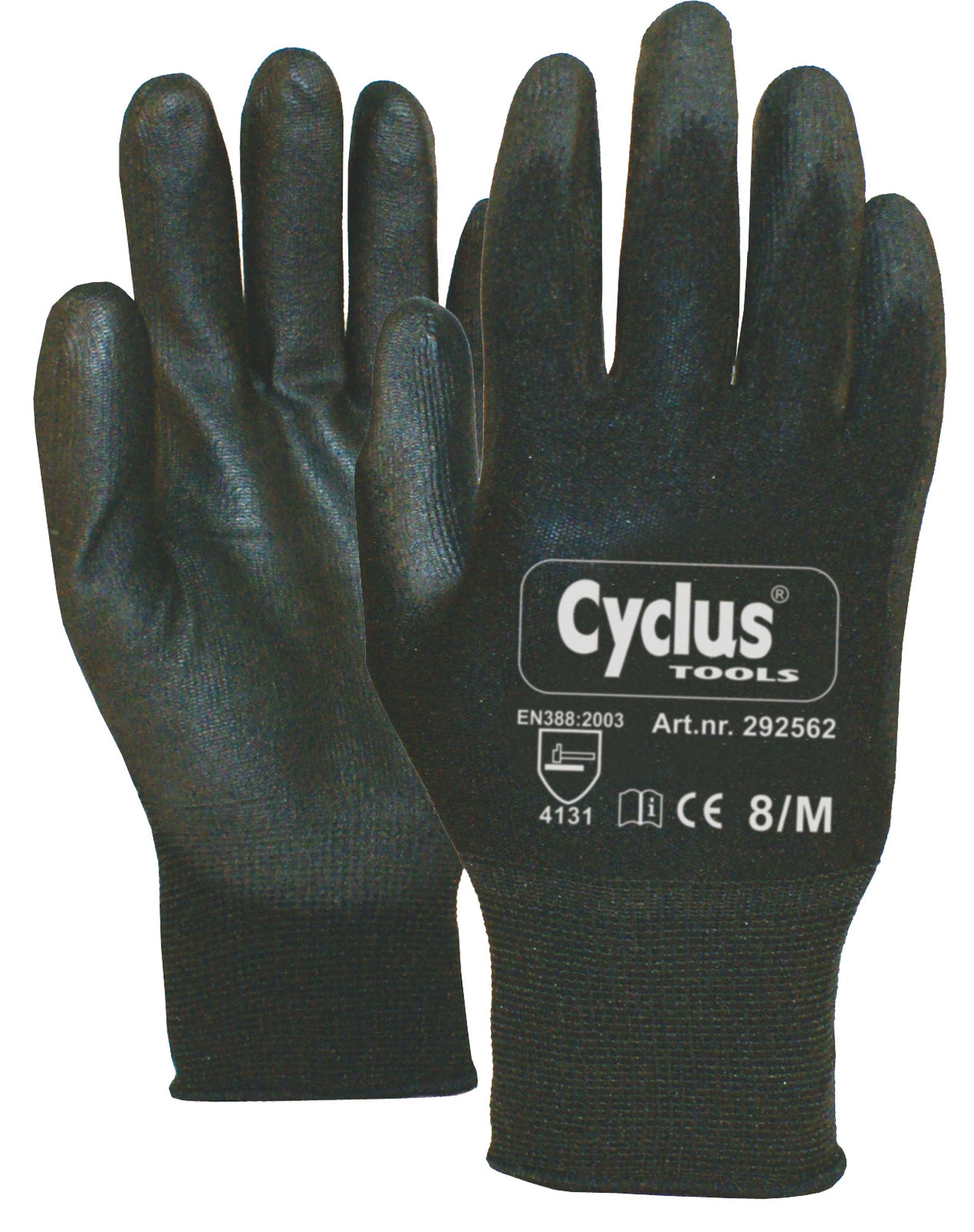 Cycplus cycle 7292562 Assembly gloves Medium size 8 edge yellow