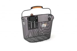 Bicycle basket Tuscany SmartLock for 19 liters of black