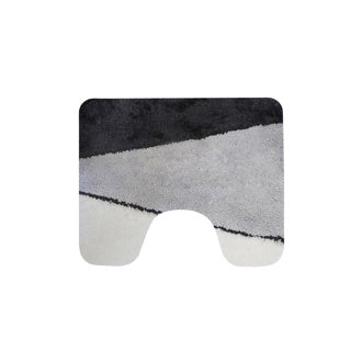 Niederländisches Haus Dijon Toilettenmatte 60 x 50 cm Grau