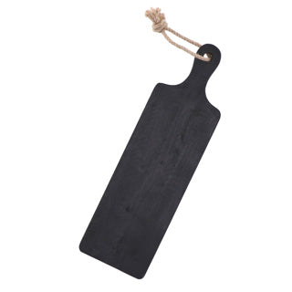 Basic Rubberwood Cutting Board 50x15x2 cm svart