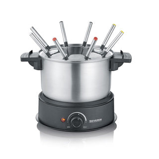 Severin fondue 1500w 8-persoons zwart fo 2470