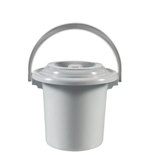 Curver toiletemmer 5l lichtgrijs