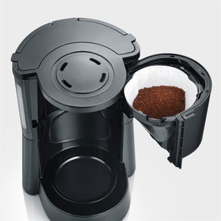 Severin ka 9554 caffettiera scuro inox