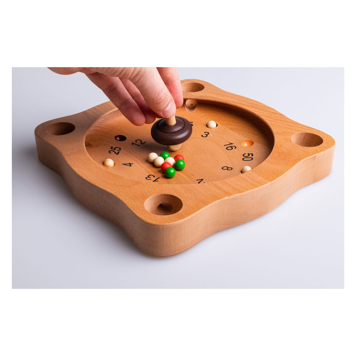 Juegos de payaso juego de mesa de madera de ruleta