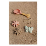 Piccoli fiori e farfalle a filo olandese 3 pezzi