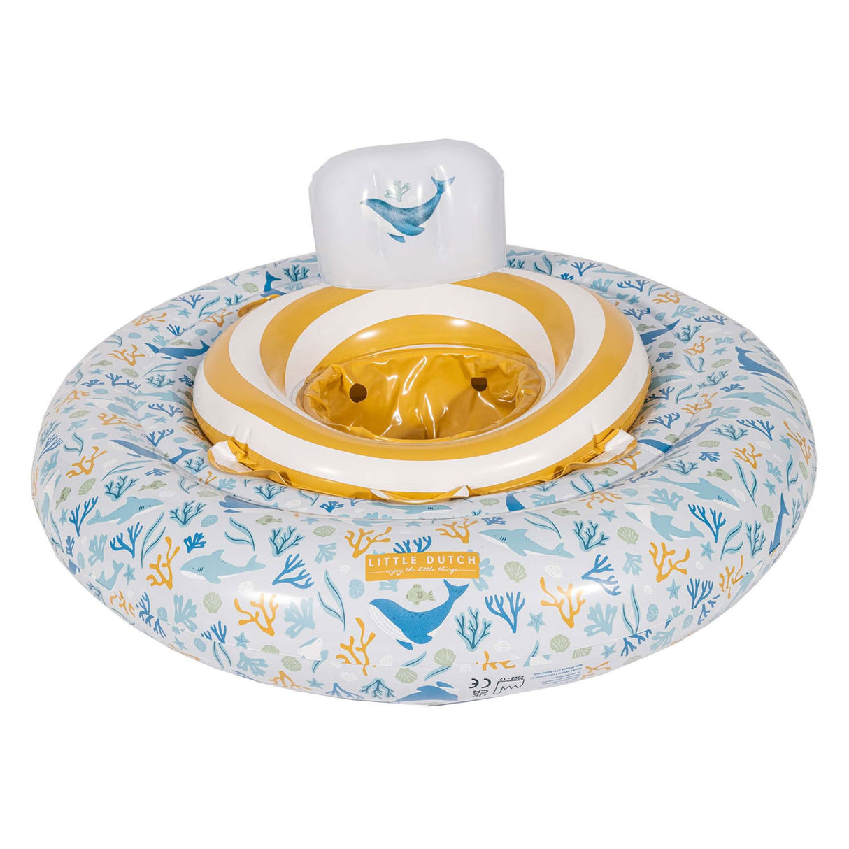 Mali nizozemski ocean Dreams Baby Swimming Ring Blue, 67 cm