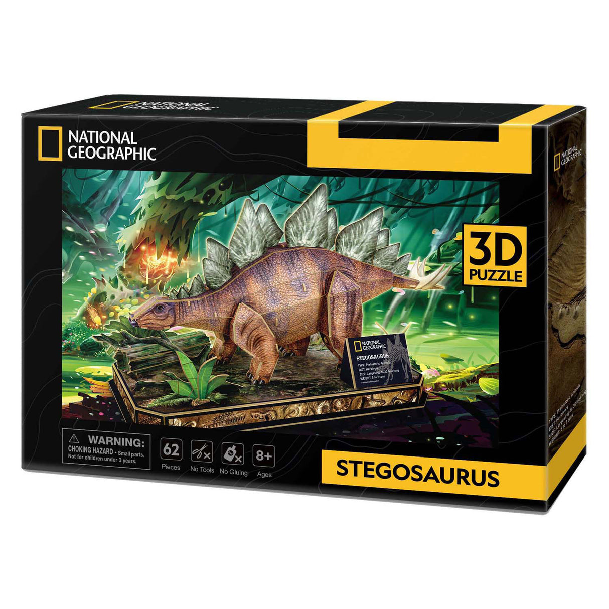 Cubic fun 3d puzzel national geographic stegosaurus