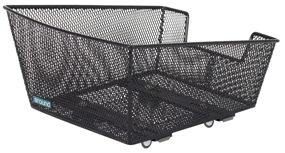 Autour de Bicycle Basket College Basic Small Incl. Système de correctif pré-assemblé - noir