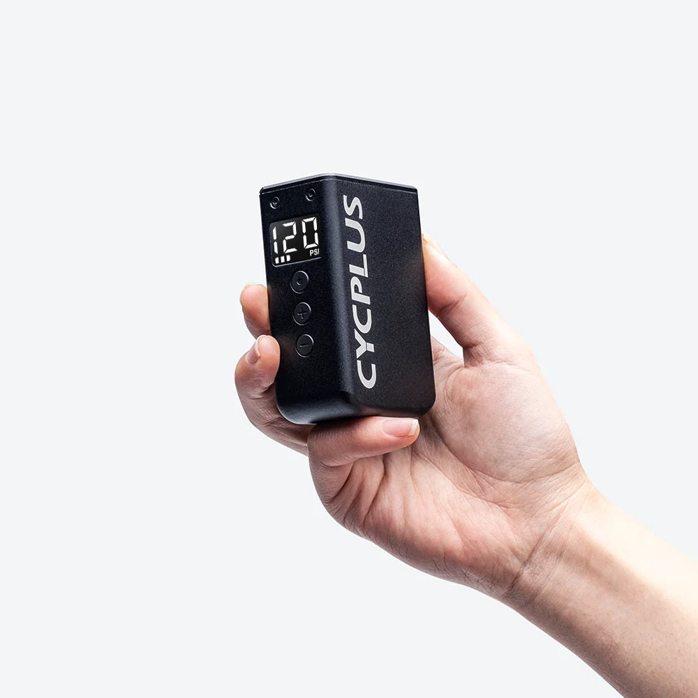 Cycplus elektrische accupomp as2 pro - zwart