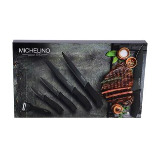 Michelino messenset 6-delig zwart