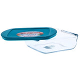 Pyrex Cook and Store 1L Square 20 x 17 cm with lid