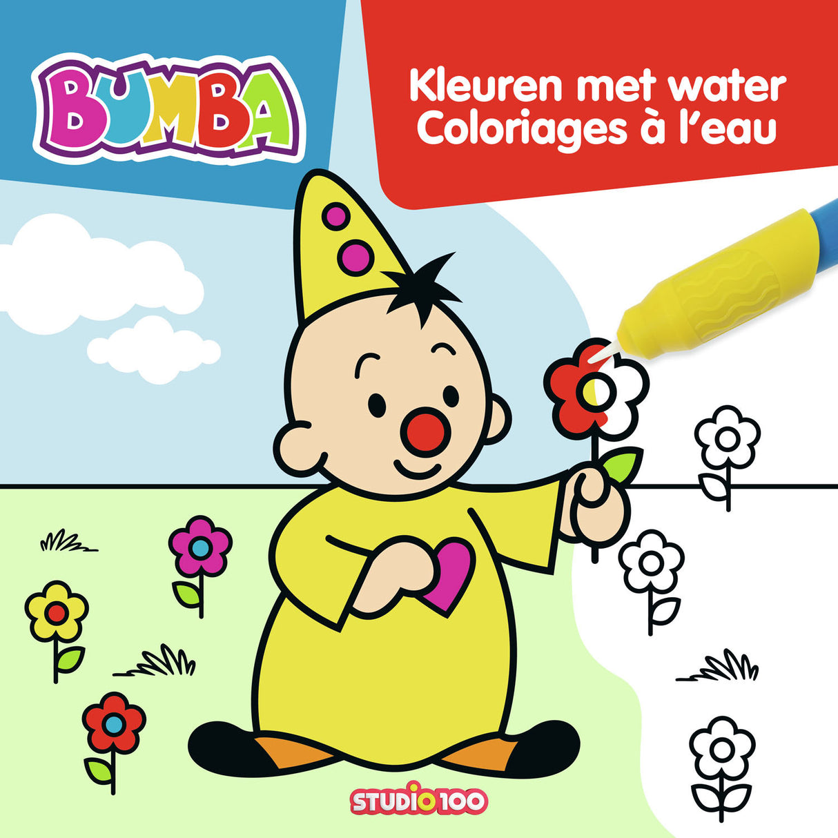 Studio 100 Bumba Color Book - barve z vodo