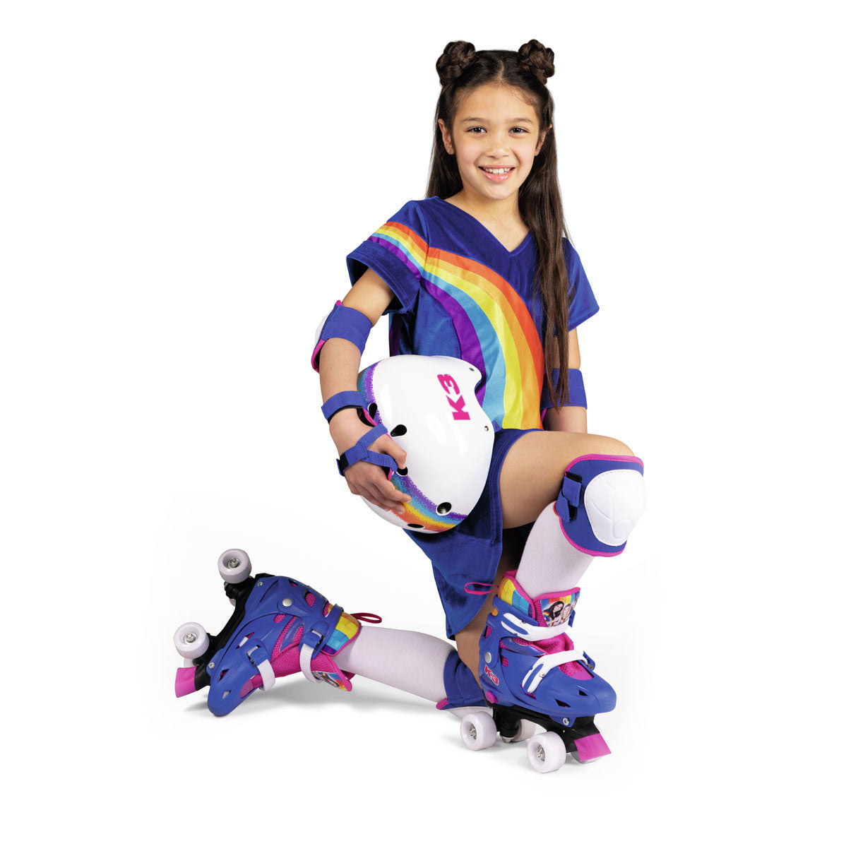 Studio 100 K3 roller skating rainbow, size 30-33