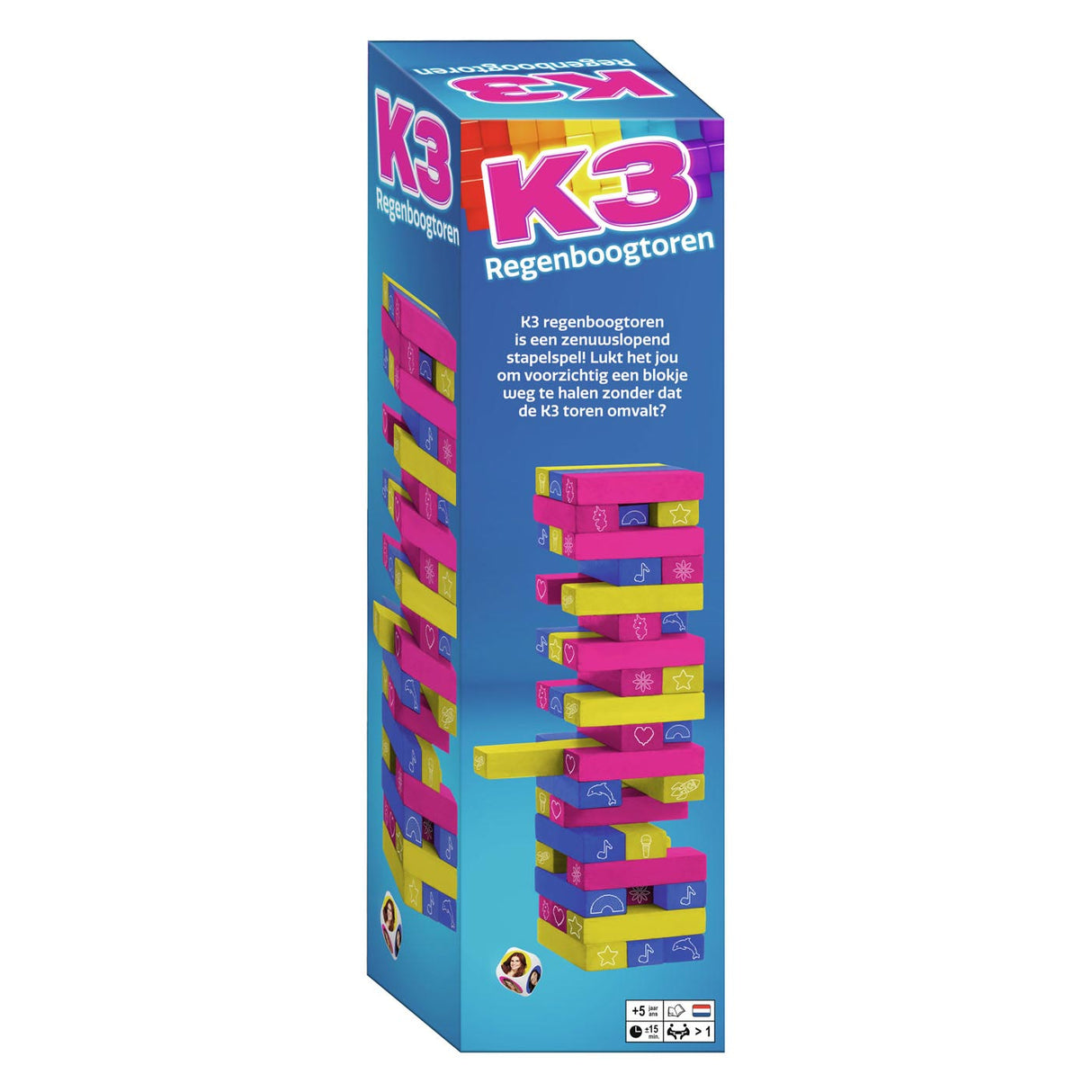 Studio 100 Rainbow Tower Stapel in Balance Game