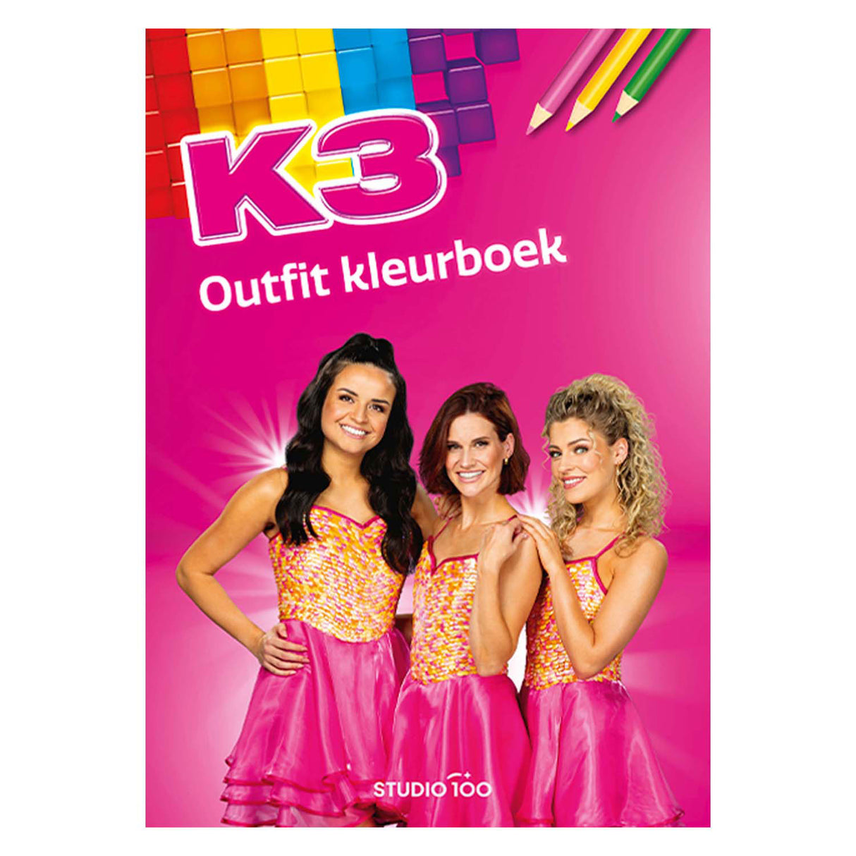 Studio 100 k3 kleurboek - outfit kleurboek