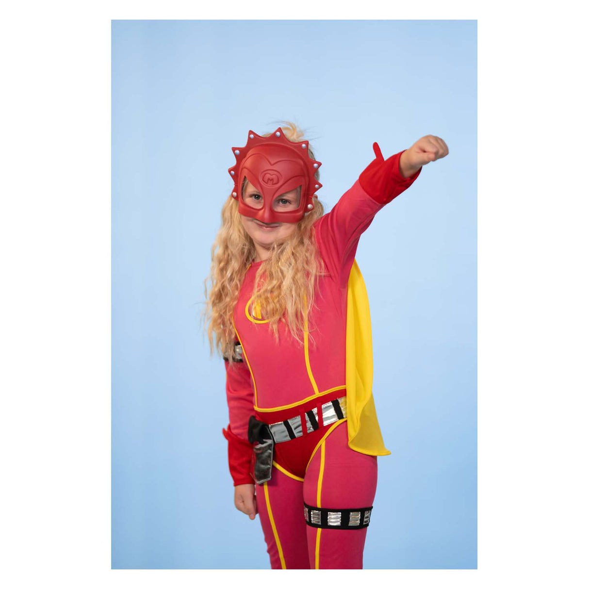 Studio 100 Mega Mindy Dress Up Abito con Capo, 3-5 anni