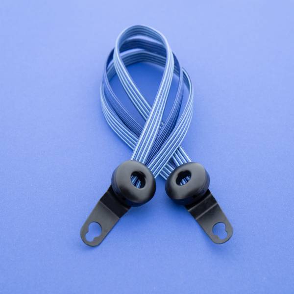 Qibbel Widk Snelbinder Explorer 20 Schwarze Klammern Blau Weiß