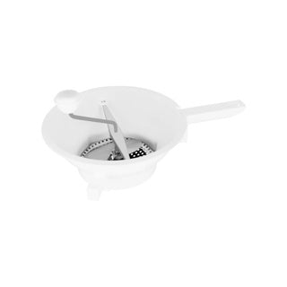 MetalTex prochází 24 cm + 3 nerezové mřížky bílá nerezová ocel
