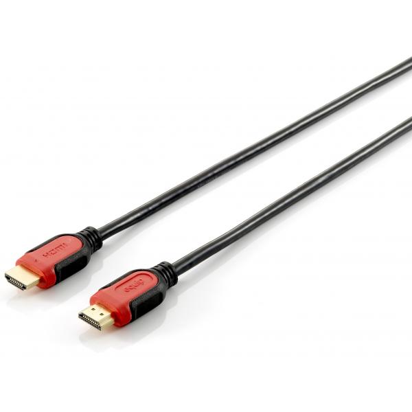 Equip 119342 Highspeed HDMI 1.4 kabel W Ethernet, typ-A, M-> M, 2m, czarny