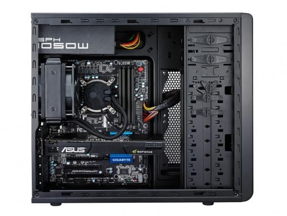 Cooler Master FOR-500-KKN1 CM Force 500 [ATX 5.25x2 3.5x8 PCIX10 FAN X2 Black]