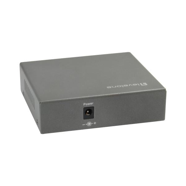 LevelOne GEP-0523 Switch Gigabit Poe de 5 puertos, IEEE 802.3af at, 4x Poe, 60W, 10 1000Mbps