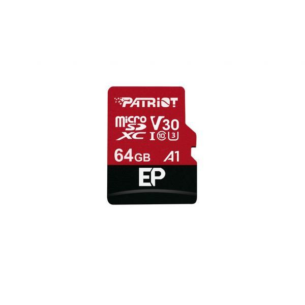 Patriot Patriot PEF256PEP31MCX EP Series High Performance Micro SDXC, 256 GB, 4K, V30 A1, 100 80 MB S