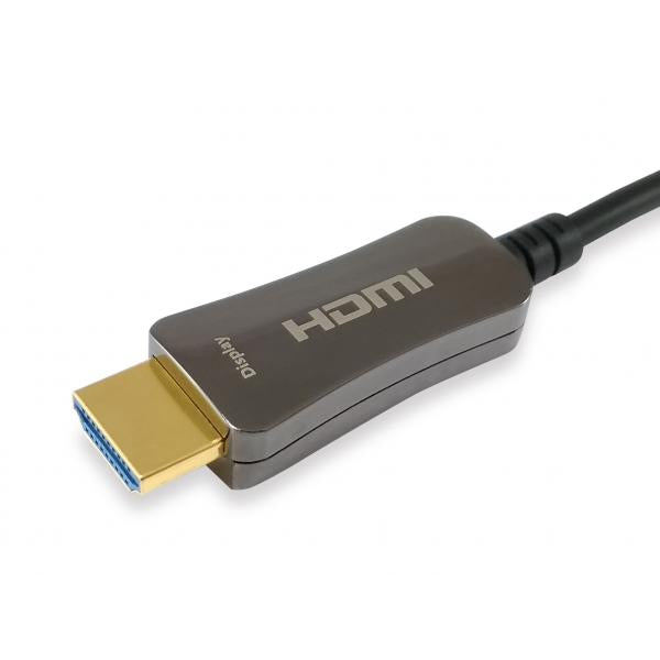 Utstyr 119430 HDMI 2.0 Aktiv optisk kabel, HDMI Type A -> HDMI Type A 3D, 18 Gbit S, 30M, Black