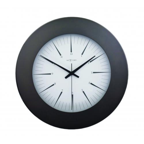 Nextime Klok 2945 Colt, Ø 45 cm, mur, noir
