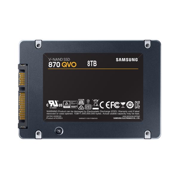 Samsung mz-77q8t0bw qvo ssd, 8000 gb, 2.5 , sata3 6 gbit s, v-nand mlc, 560 mb s, 98000 iops