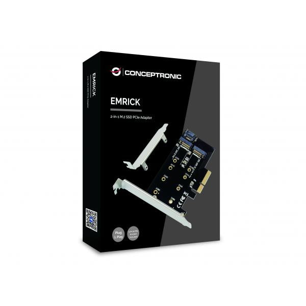 Conceptrononronon Erick05B m.2 NVME SSD Adapter, PCie 3.0, M.2, passiv, déi 32 GBits