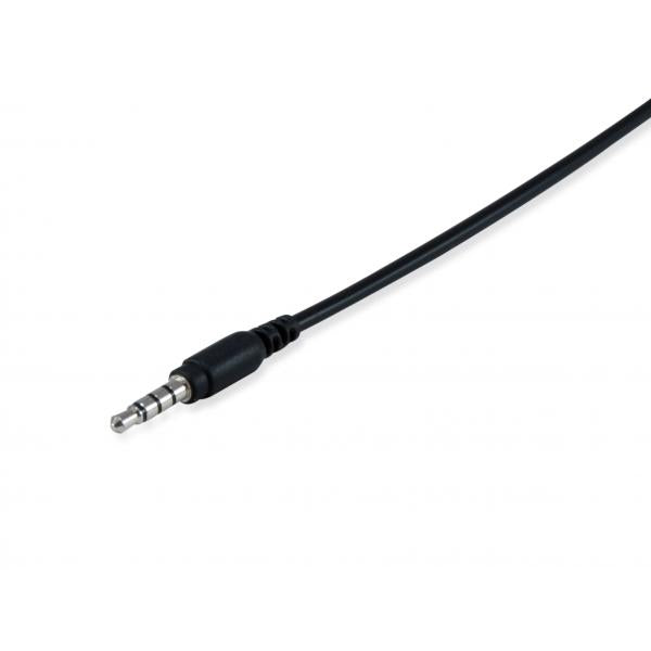 Vybavte náhlavní soupravu 245302 Chat, 3,5 mm, hlava, volá hudba, binaurální, rotační, černá