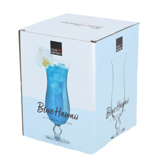 Royal Lederam Blo Hawaii Glas Set 4