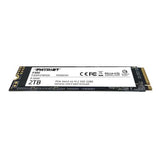 Patriot P300P2TBM28 P300 SSD, 2TB, M.2 2280, PCIe 3x4, NAND, HMB Cache, 2100 1650 MB S, 290K IOPS