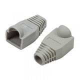 Equip 151177 Cable Boot for RJ45 Connector, Gray, Set of 100pcs